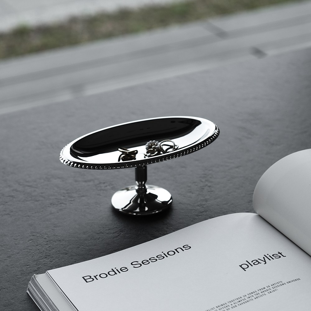 Lumi 銀珠高腳盤